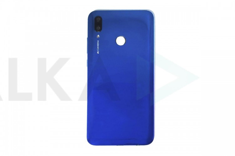 Задняя крышка для Huawei P Smart 2019 + стекло камеры (синий)
