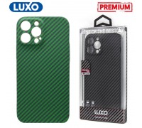 Чехол для телефона LUXO CARBON iPhone 12 PRO MAX (зеленый)
