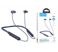 Наушники вакуумные беспроводные HOCO ES64 Easy Sound sports BT earphones headset Bluetooth (синий)