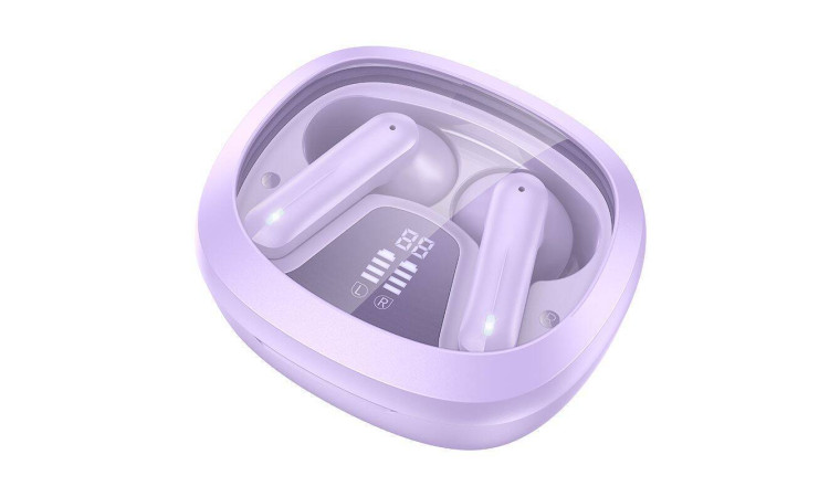 Наушники вакуумные беспроводные HOCO EQ6 Shadow true wireless BT headset (молочный белый) Наушники вакуумные беспроводные HOCO EQ6 Shadow true wireless BT headset (молочный белый)