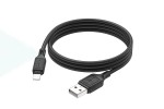 Кабель USB - Lightning HOCO X90 2,4A (черный) 1м силиконовый