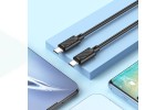 Кабель USB Type-C - USB Type-C HOCO X88 PD60W (белый) 1м