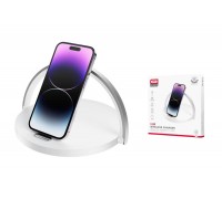 Беспроводное зарядное устройство 3 в 1 XO WX030 15W Wireless Charger + Night Light + Mobile Phone Holder 3 in 1 White