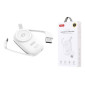 Беспроводное зарядное устройство для Apple Watch XO PR225 iP watch wireless charging power bank with dual input cable 1200mAh (белый)