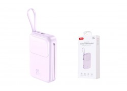 Универсальный дополнительный аккумулятор Power Bank XO PR234 22.5W+PD20W Fully Compatible Digital Fast Charging 20000mAh Purple