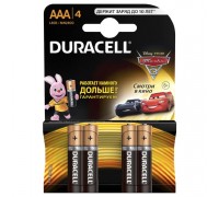 Батарейка алкалиновая Duracell LR03 AAA 4BL (блистер 4 штуки)