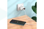 Сетевое зарядное устройство USB + USB-C HOCO C100A PD20W+ QC3.0 (белый)