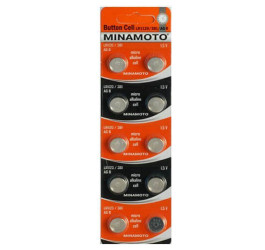 Батарейка часовая MINAMOTO AG8 LR1120/10BL (цена за блистер 10 шт)