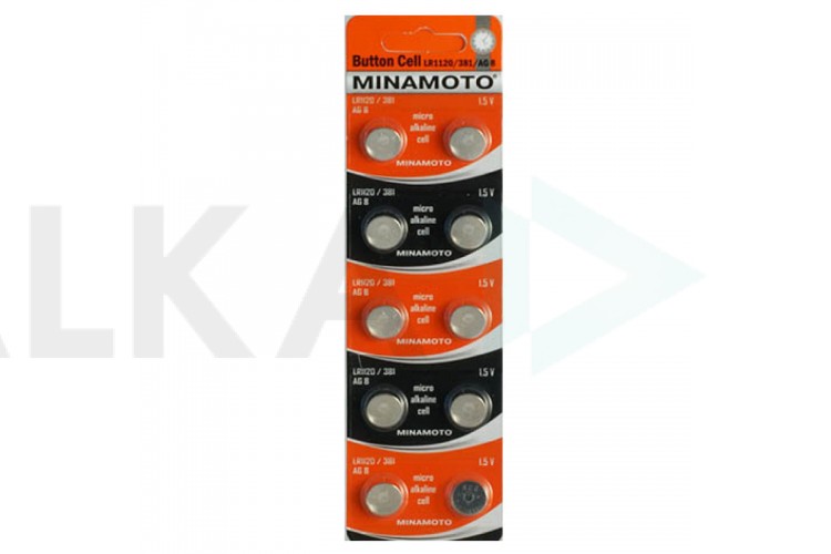 Батарейка часовая MINAMOTO AG8 LR1120/10BL (цена за блистер 10 шт)
