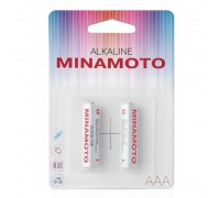 Батарейка алкалиновая MINAMOTO LR03 AAA/2BL (цена за блистер 2 шт)