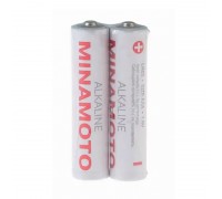 Батарейка алкалиновая MINAMOTO LR03 AAA/2SH (цена за спайку 2 шт)
