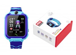 Смарт часы детские с GPS XO H100 2G (Синие)