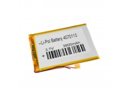 Универсальный аккумулятор 110x70x4 3.7V 3800mAh (4070110P)