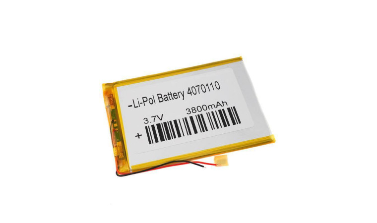 Универсальный аккумулятор 110x70x4 3.7V 3800mAh (4070110P) Универсальный аккумулятор 110x70x4 3.7V 3800mAh (4070110P)