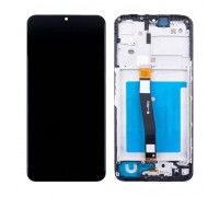 Дисплей для Samsung A226B Galaxy A22s 5G Black в сборе с тачскрином + рамка, org