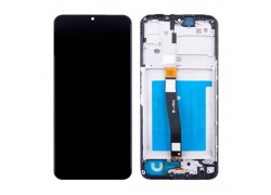 Дисплей для Samsung A226B Galaxy A22s 5G Black в сборе с тачскрином + рамка, org