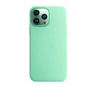 Чехол для iPhone 16 Pro (6,3) Soft Touch MagSafe Aquamarine (аквамарин)