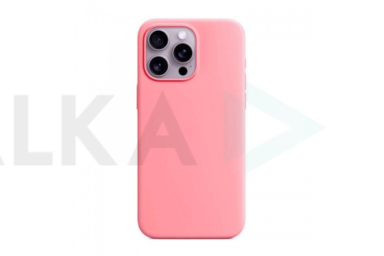 Чехол для iPhone 16 Pro (6,3) Soft Touch MagSafe Peony (пион)