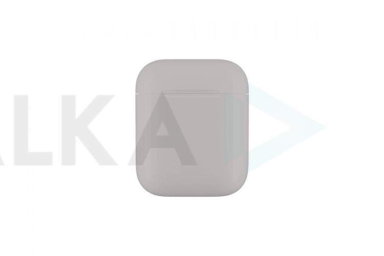 Чехол для наушников Soft-Touch AirPods пластиковый (серый)