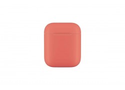 Чехол для наушников Soft-Touch AirPods пластиковый (оранжевый)