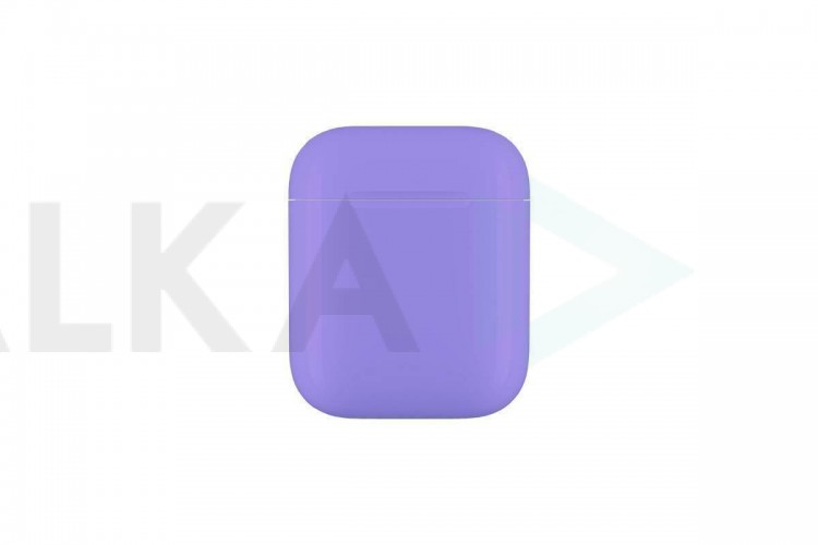 Чехол для наушников Soft-Touch AirPods пластиковый (сиреневый)