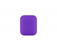 Чехол для наушников Soft-Touch AirPods пластиковый (фиолетовый)