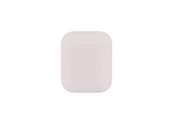 Чехол для наушников Soft-Touch AirPods пластиковый (белый)