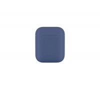 Чехол для наушников Soft-Touch AirPods пластиковый (темно-синий)