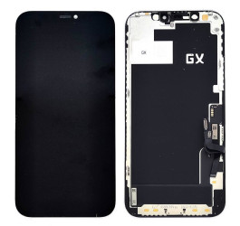 Дисплей для iPhone 12 (A2403)/ 12 Pro (A2407) в сборе с тачскрином (черный) OLED GX
