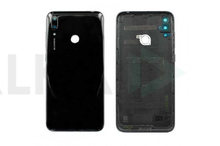Задняя крышка для Huawei Y7 2019 + стекло камеры (черный)