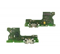 Шлейф для Huawei Y7 2019 с разъемом зарядки + разъем гарнитуры (плата)