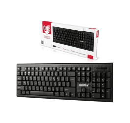 Клавиатура проводная Smartbuy ONE 115  (SBK-115-K) (черный)