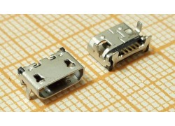 microUSB 2.0 разъем для планшетов Jack005 (5pin) 5шт