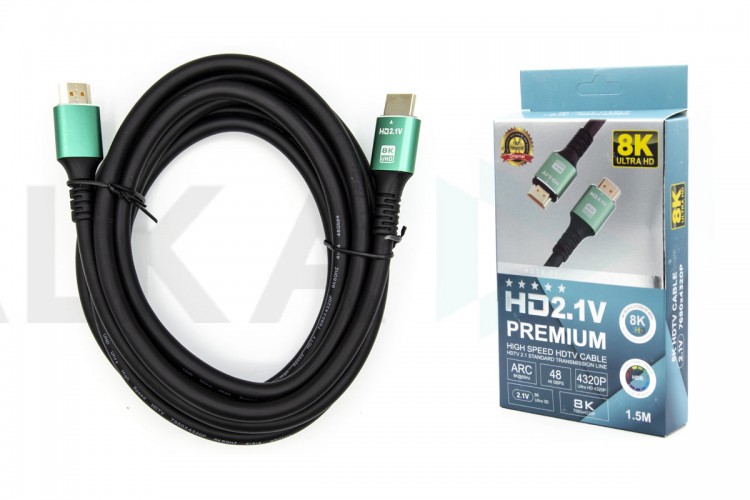 Кабель HDMI-HDMI (V2.1) 1.5 метра 8K