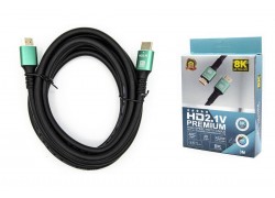 Кабель HDMI (папа - папа) 3 м (V2.1) 8K
