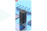 Универсальный дополнительный аккумулятор Power Bank XO PB97 20000mAh 65W fast charging power bank Real Capactiy 9990 mAh (Чёрный)