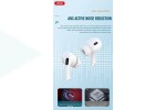 Наушники вакуумные беспроводные XO EV52 ANC noise-cancelling (full functions with buzzer + sliding volume) White