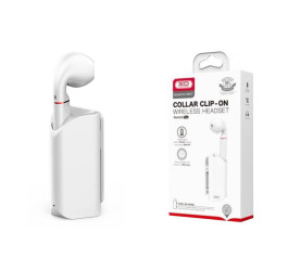 Bluetooth гарнитура XO BE27 Lavalier Touch Operation White