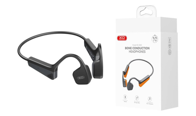 Наушники вакуумные беспроводные XO BD2 Depp Lightweight Bone Conduction Black Наушники вакуумные беспроводные XO BD2 Depp Lightweight Bone Conduction Black