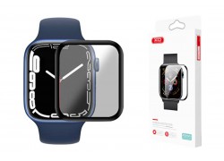 Защитное стекло XO FP1 3D full curverd Anti-glare matt soft edge for iWatch 7 Black 41mm