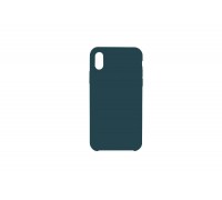 Чехол для iPhone ХS (5.8) Soft Touch (космический синий)