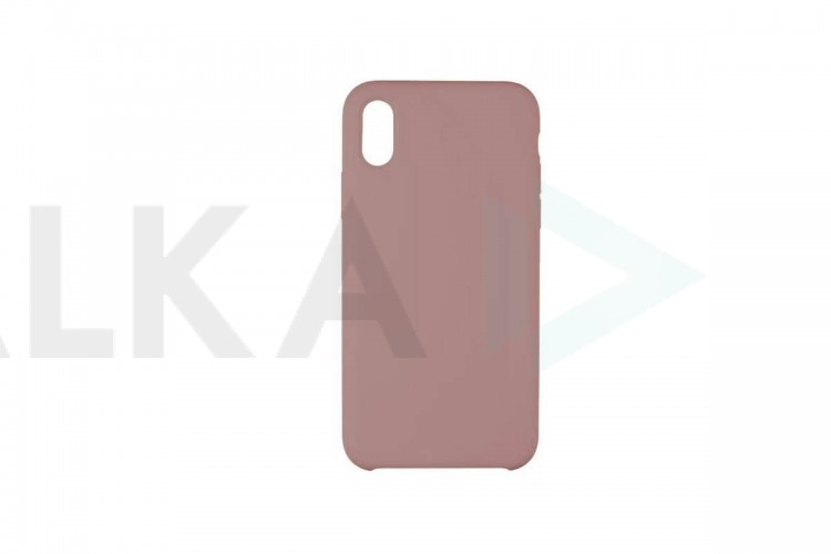 Чехол для iPhone ХS (5.8) Soft Touch (оранжево-розовый) 27
