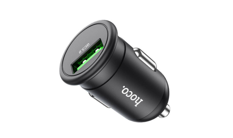 Автомобильное зарядное устройство АЗУ USB HOCO Z43 Mighty single port QC3.0 (черный) Автомобильное зарядное устройство АЗУ USB HOCO Z43 Mighty single port QC3.0 (черный)