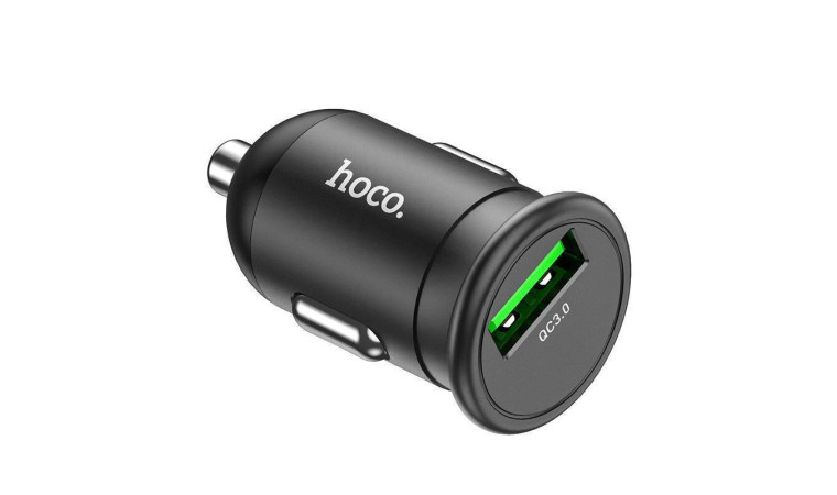 Автомобильное зарядное устройство АЗУ USB HOCO Z43 Mighty single port QC3.0 (черный) Автомобильное зарядное устройство АЗУ USB HOCO Z43 Mighty single port QC3.0 (черный)