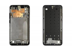 Средняя часть для Xiaomi Redmi Note 8/ Note 8 (2021) (рамка дисплея) черный