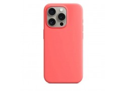 Чехол для iPhone 15 Pro (6,1) Silicone Case Soft Touch MagSafe Guava (гуава) 