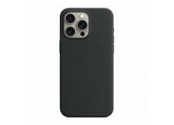 Чехол для iPhone 15 Pro Max (6,7) Silicone Case Soft Touch MagSafe Black (черный) 