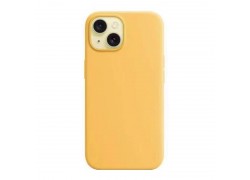 Чехол для iPhone 15 Pro Max (6,7) Soft Touch MagSafe Sanshine (желтый) 