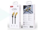 Кабель USB 4 в 1 XO NB283 4-in-1 Braided Flat Cable/Data Cable gray