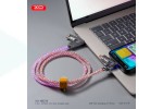 Кабель USB 4 в 1 XO NB276 Illuminated 4-in-1 Multifunctional Data Cable Gray